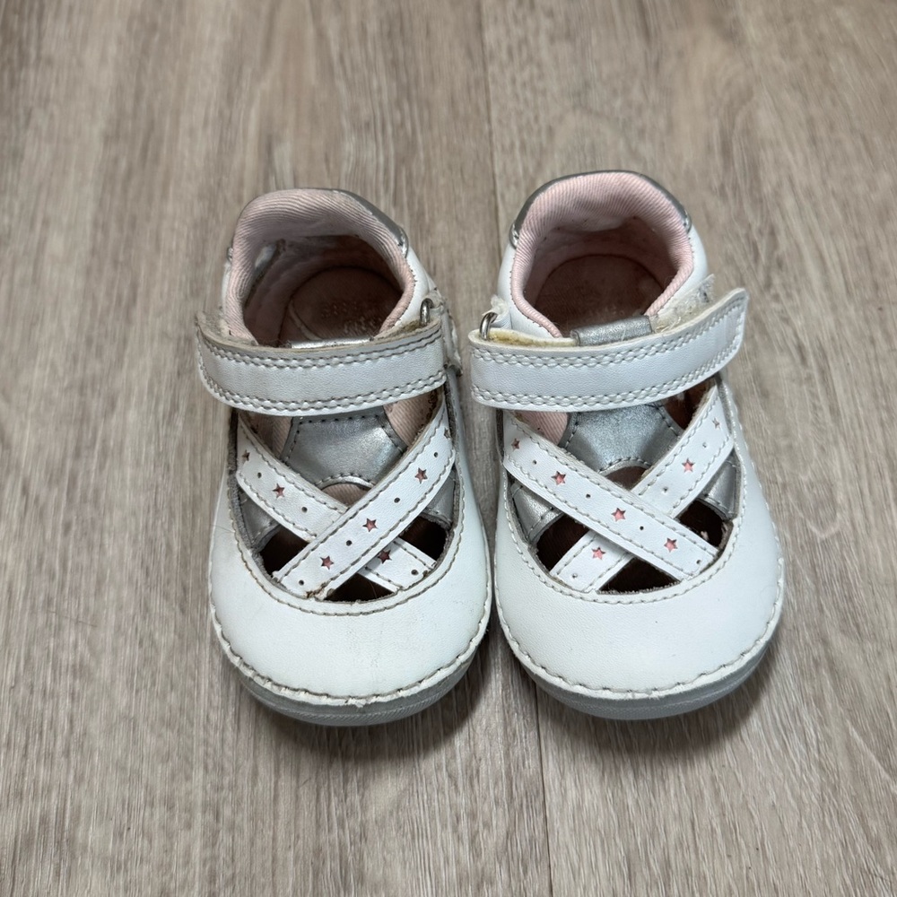 Stride Rite Walking Shoes with Pink Accents